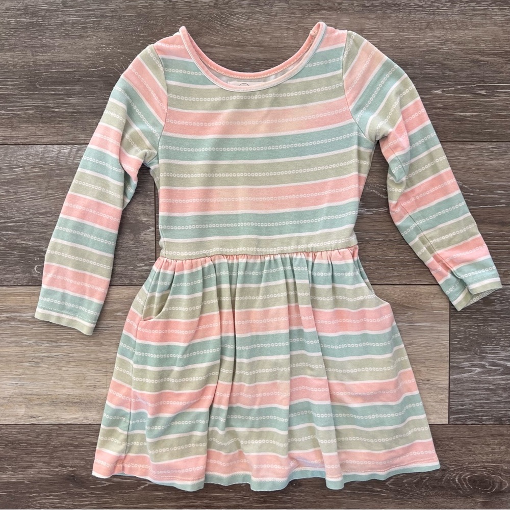 Peek 2T Long Sleeve Dress with Pockets 🤍
